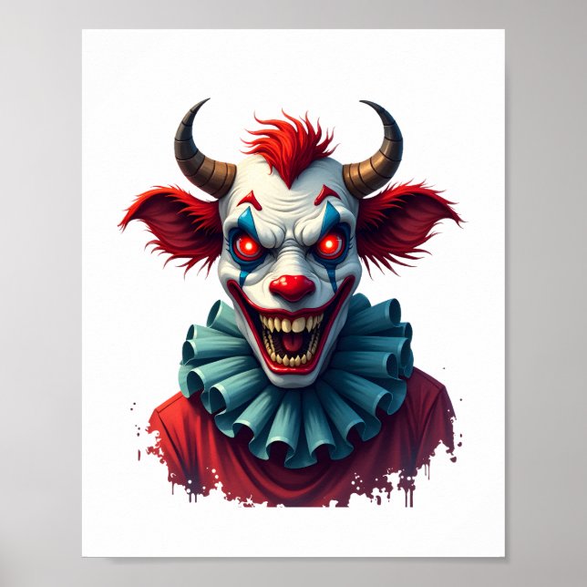 Poster Palhaço de Terror (Frente)