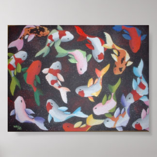 Póster palhaço koi