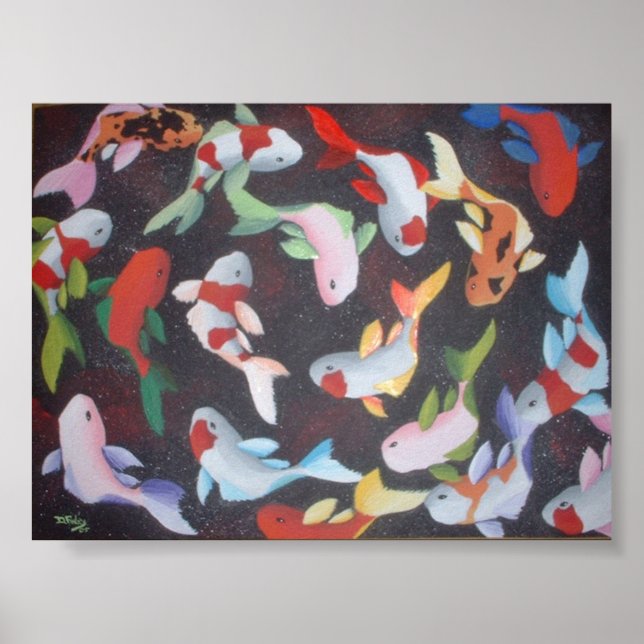 Póster palhaço koi (Frente)