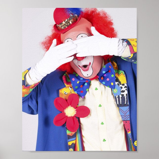 Póster Palhaço Peekaboo (Frente)