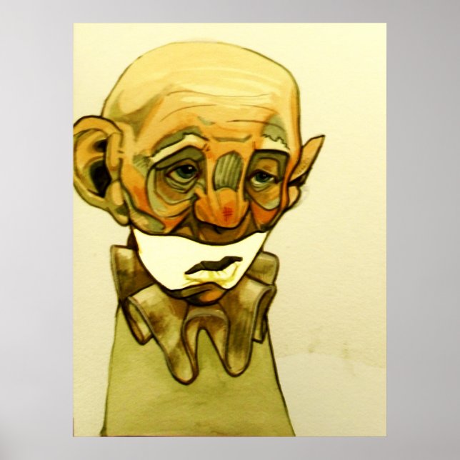 Póster palhaço triste (Frente)