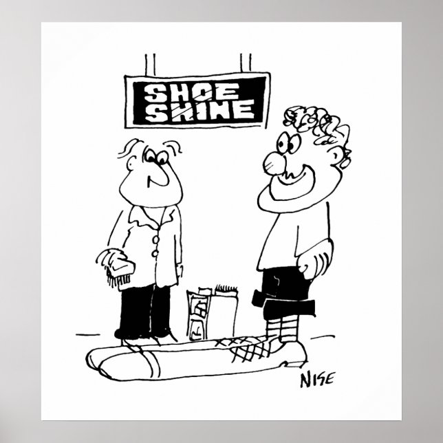 Poster Palhaço vai para um Calçado (Frente)