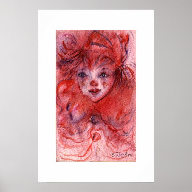 POSTER PALHAÇO VERMELHO PEQUENO (Frente)