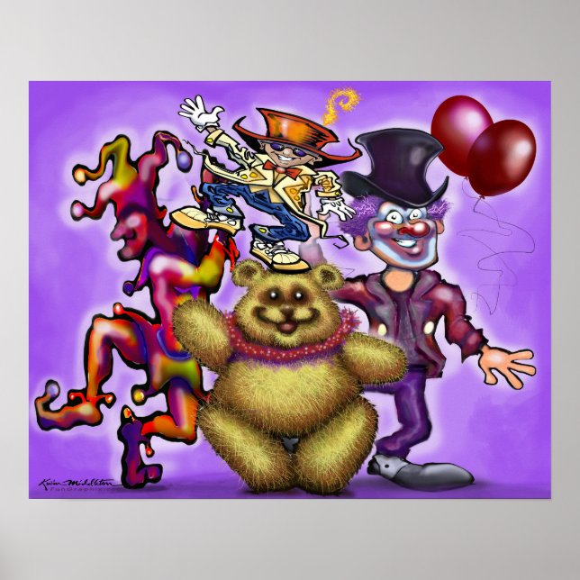 Poster Palhaços de Circo (Frente)
