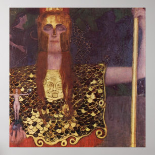 Póster Pallas Athena por Gustav Klimt