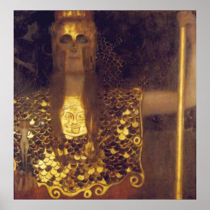 Poster Pallas Athena por Gustavo Klimt