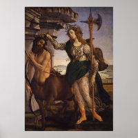 Pallas e o Centauro por Botticelli