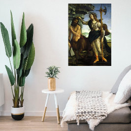 Póster Pallas e o Centauro por Sandro Botticelli