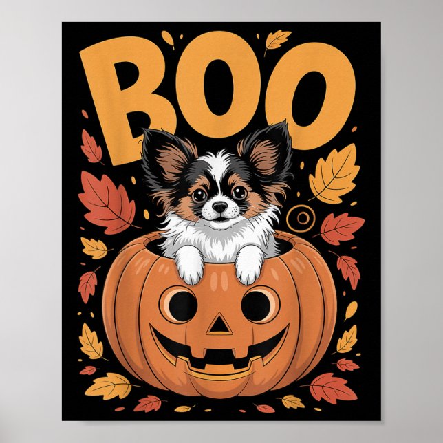 Poster Pallon Costume On Pumpkin Halloween Pallon  (Frente)