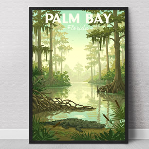 Poster Palm Bay Florida Antiga