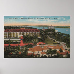 Póster Palm Beach, FL - Whitehall, Poinciana, praia