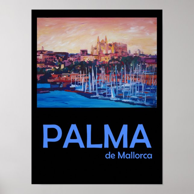 Poster Palma de Maiorca - Viagem (Frente)