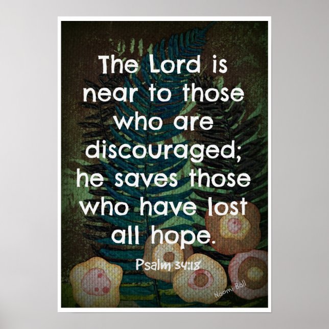 Póster Palmas 34:18 (Frente)