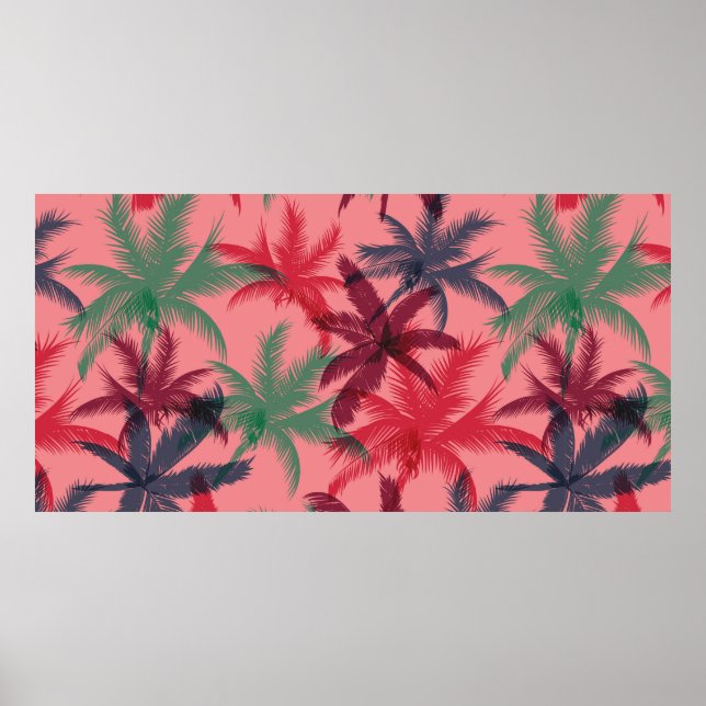 Poster Palmeiras - padrão sem descontinuidades (Frente)