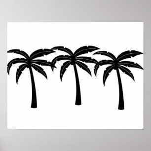 Póster Palmeiras Tropicais