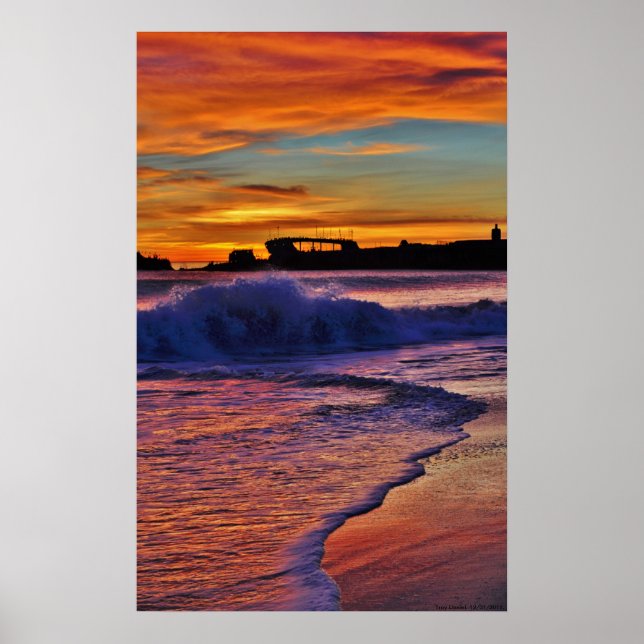 Poster Palo Alto Sunset dos EUA. (Frente)