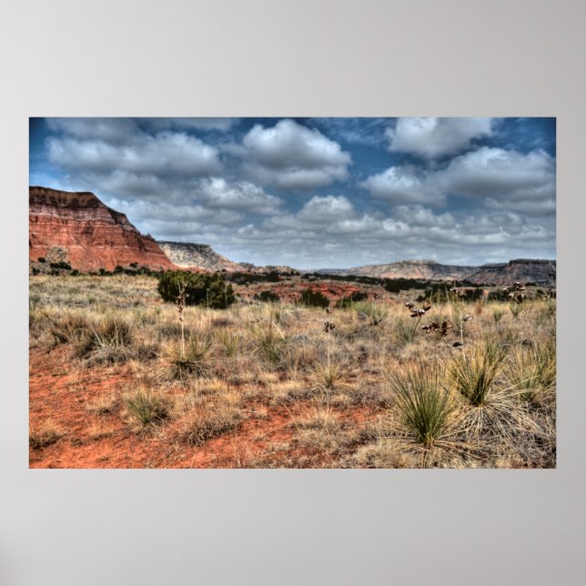 Poster Palo Duro Canyon, Texas (Frente)