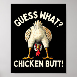 Poster Palpite engraçado qual é o bumbum de frango meme d