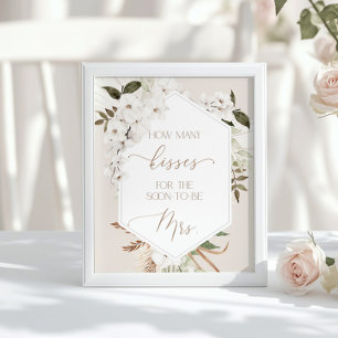 Poster Pampas Adivinha quantos beijos