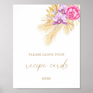 Poster Pampas - Seu cartão de receita aqui