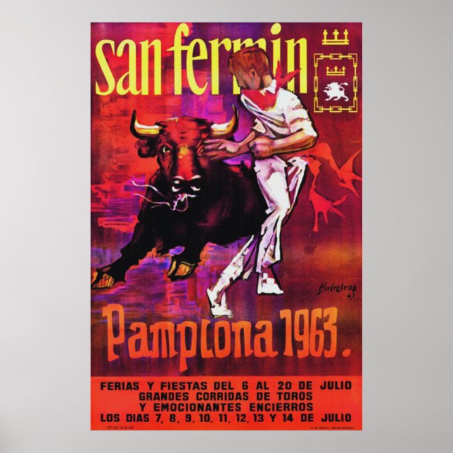 Poster Pamplona 1963 (Frente)