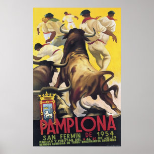 Póster Pamplona San Fermin