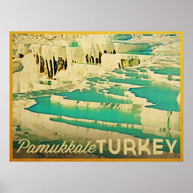 Poster Pamukkale Turquia (Frente)