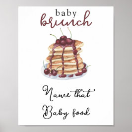 Poster Pancakes, Chá de fraldas, dá um nome ao jogo da co