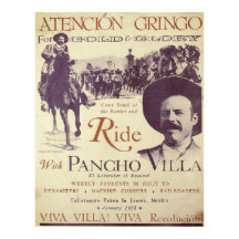 Pancho Villa Gringo Ride Com Vintage Trabalho de a