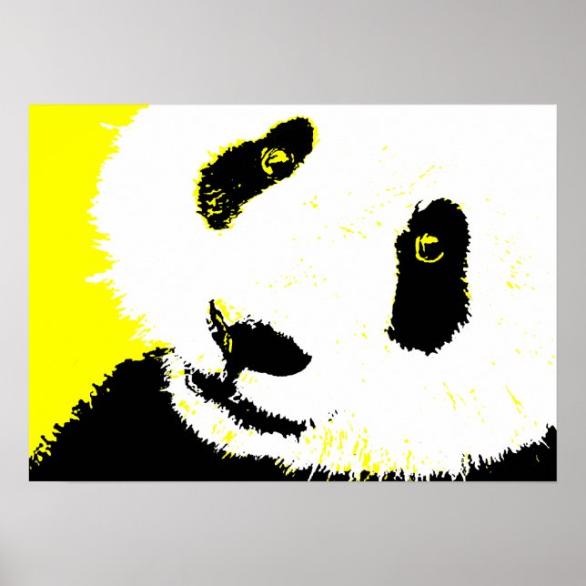 Póster panda. (Frente)
