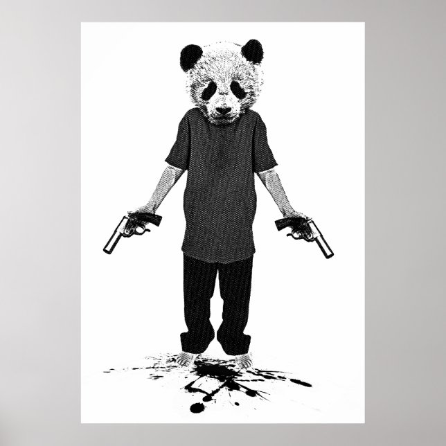 Póster Panda Assassino (Frente)