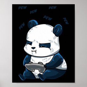 Poster Panda Banco Cute Hob 