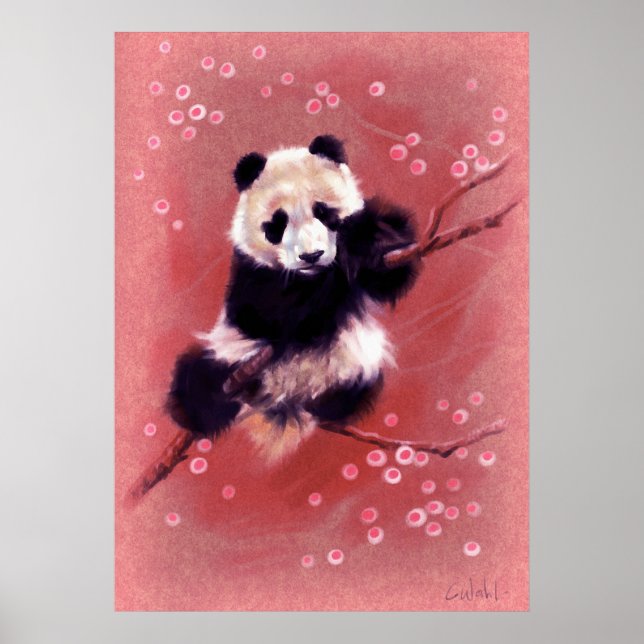 Poster Panda Blossom (Frente)