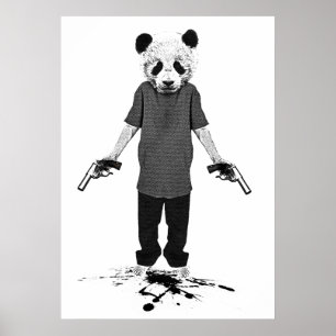 Póster Panda do assassino