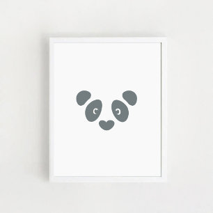 Poster Panda Face