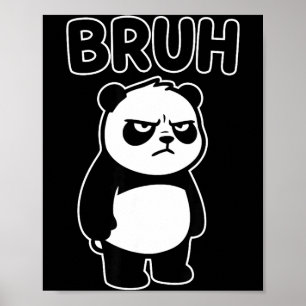 Poster Panda Legal Maneirinho Homens Mulheres Crianças Ad