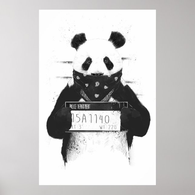 Póster Panda ruim (Frente)