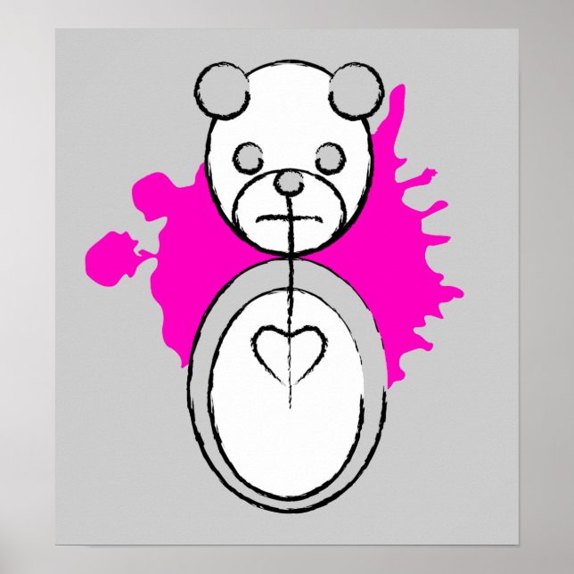 Poster panda splatz. (Frente)