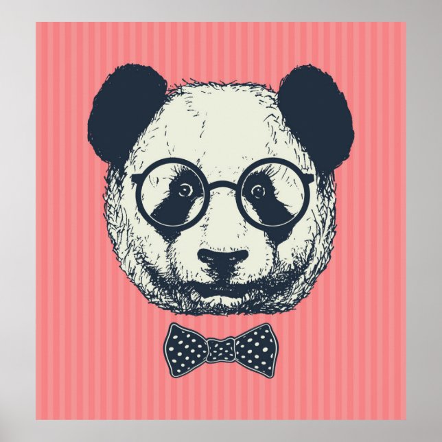Poster Panda Stripes (Frente)