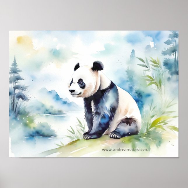 Poster Panda traz boa sorte (Frente)