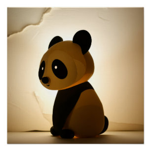 Póster Panda Triste