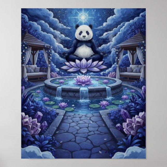 Poster PandaBearMeditação (Frente)