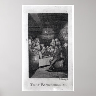 Póster Pandemónio do Tório, de John Trumbull