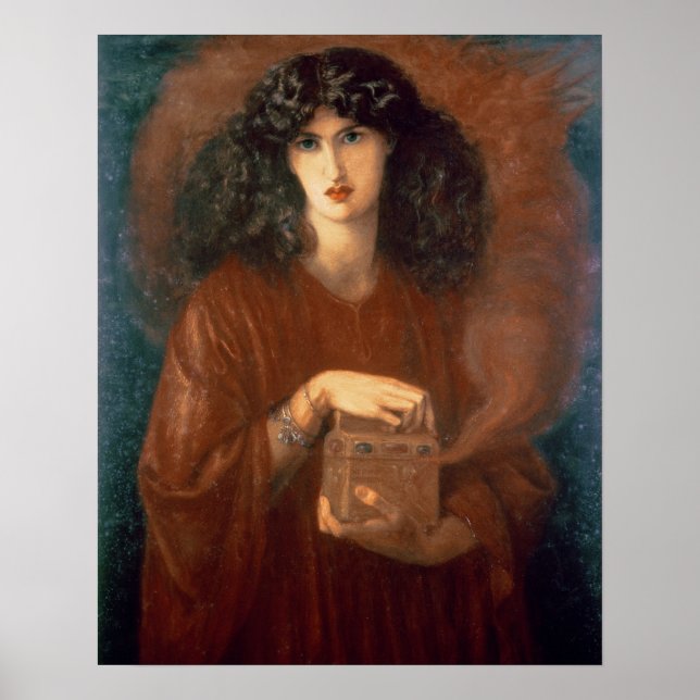 Póster Pandora, 1871 (óleo na canvas) (Frente)