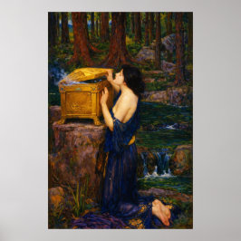 Poster Pandora por John William Waterhouse