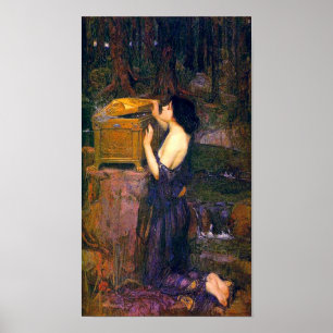 Póster Pandora por John William Waterhouse