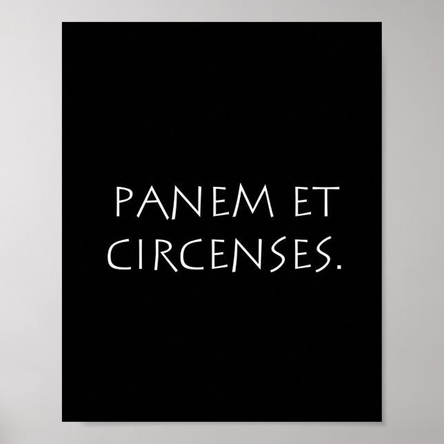 Poster Panem et circenses (Frente)