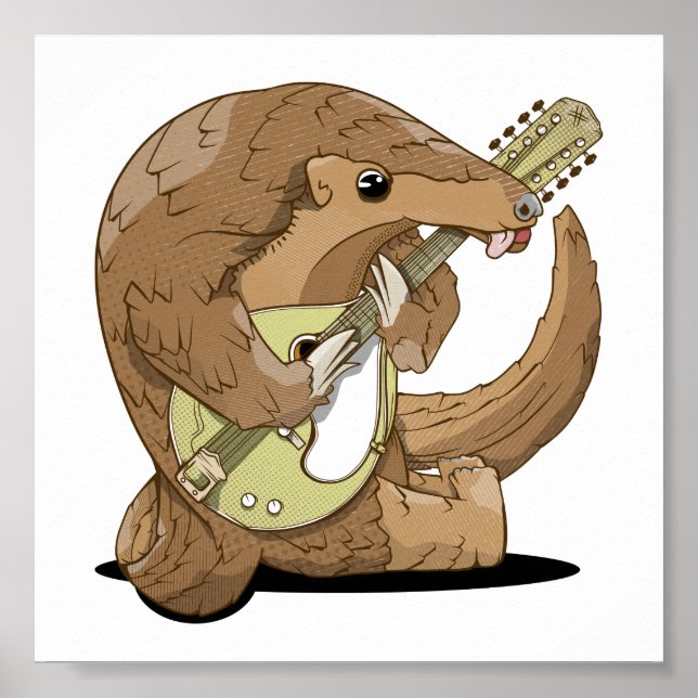 Poster Pangolin Mandolin (Frente)