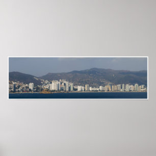 Póster Panorama 3 de Acapulco