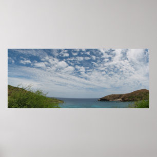 Póster Panorama da angra de Hanauma